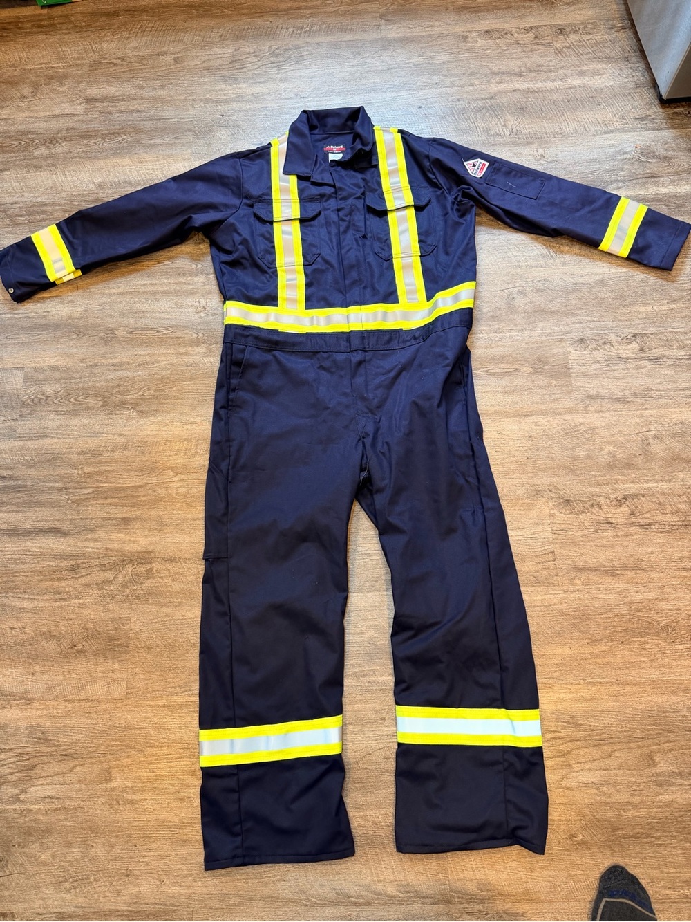 Bulwark FR High-Visibility Navy Work Coveralls Never Worn